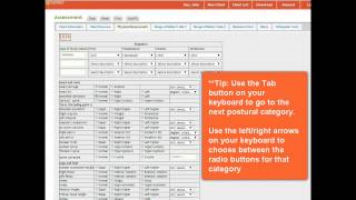 Assessment form screenshot 4
