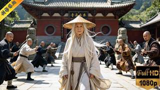 Weißhaarige Einsiedlerin stürmt allein Shaolin-Tempel, kein Meister konnte sie aufhalten!