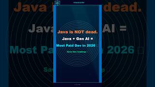 Java developers — Save this if you're a Java dev figuring out your next step 🔖 #ai #career #java