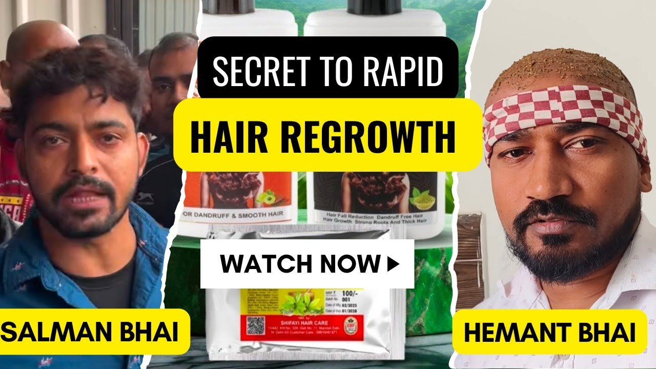 Secrets to Rapid Hair Regrowth 6 | 100% hair regrowth in 15 days 
