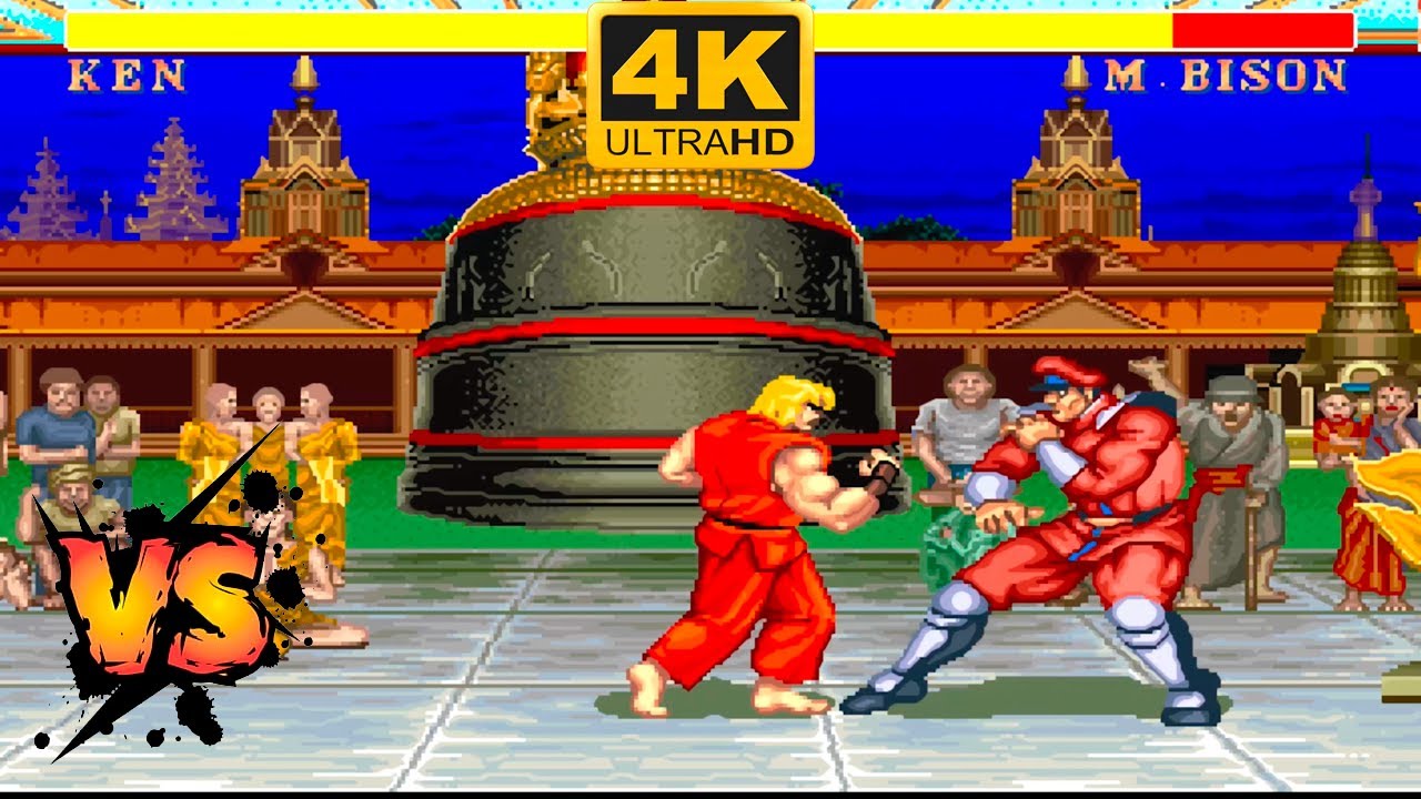 Ryu And Ken VS Vega [M. Bison] (1080p HD) 