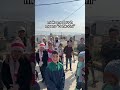 Make me laugh challenge at a refugee camp