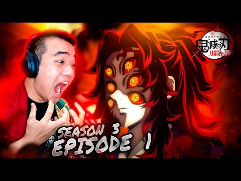 I LOVE KOKUSHIBO 黒死牟!! | Demon Slayer: Kimetsu no Yaiba Season 3 Episode 1 REACTION [鬼滅の刃 刀鍛冶の里編 1話]