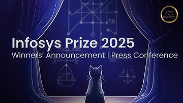 Infosys Prize 2025 Winners Announcement | Press Conference