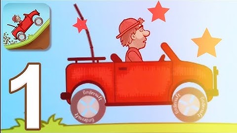 Hill Climb Racing - Gameplay Walkthrough Part 1 - Jeep (iOS, Android)