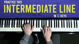 Intermediate 2-5-1 Lick | Practice in Twelve Keys | Jazz Piano: Short Practice Ideas