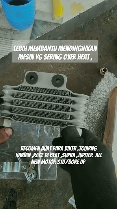 Pasang Oil coler satria fu 5 baris di mesin astrea grand #boreupharian #oilcolersatriafu #Ocsatriafu