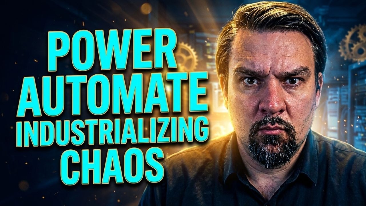 Why Your Power Automate Flows Are Industrializing Chaos Why Your Power Automate Flows Are Industrializing Chaos