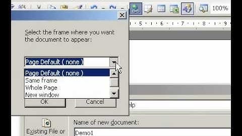 Microsoft Office Word 2003 Link to a file you havent created yet