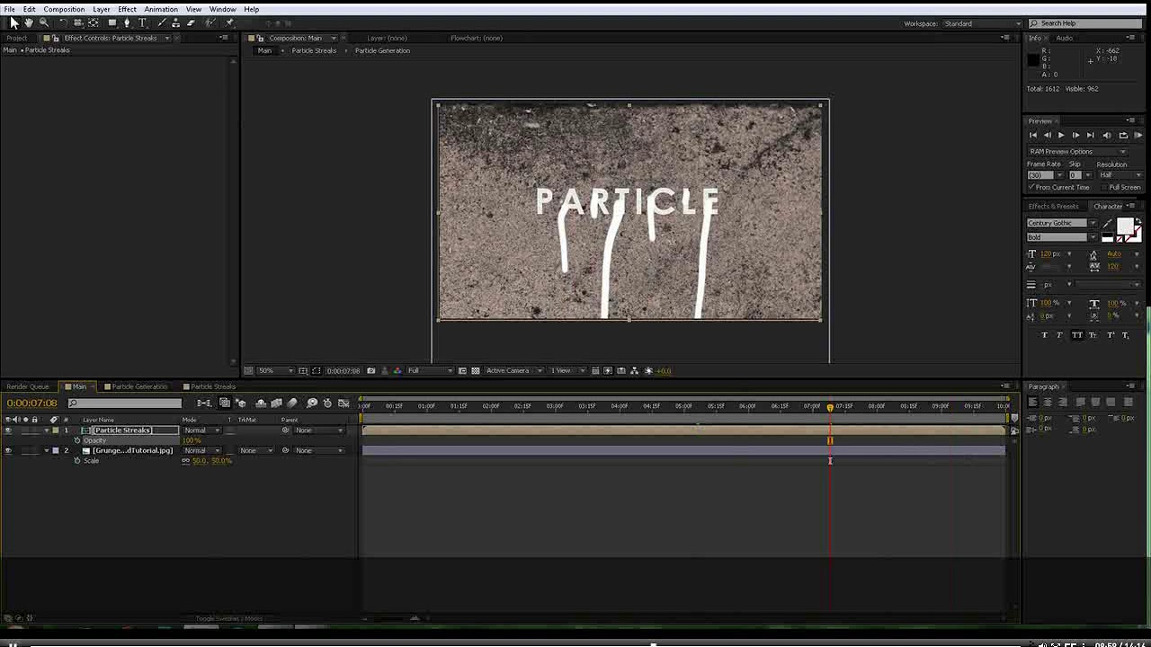 VFX after effect Tutorials  (ADOBE AFTER EFFECT ) Put Out An Eerie Blood Dripping Logo