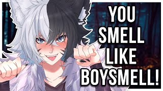 ASMR Roleplay | Femboy Werewolf Gives You Sniffas 🐺