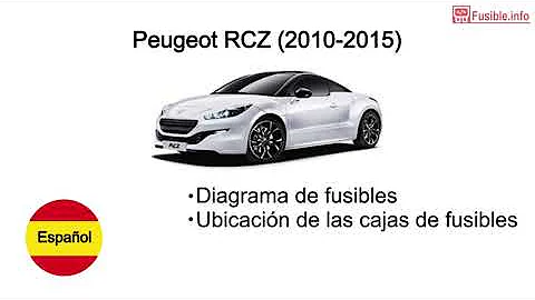 Comment trouver les fusibles d’habitacle de votre Peugeot Rcz