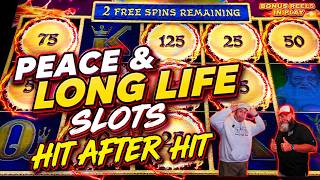 Peace & Long Life Slots Hit After Hit