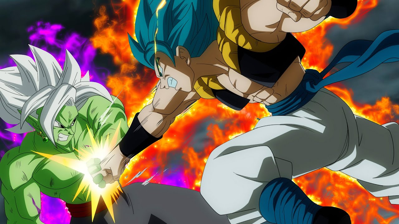 Merged Zamasu Vs Gogeta Blue (Dragon Ball Super Animation)