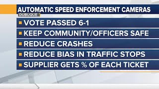 Dubuque city council green lights automatic speed enforcement cameras