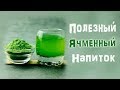 Полезный напиток из зеленого ячменного порошка