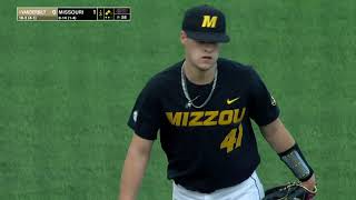 HIGHLIGHTS: Mizzou Baseball Drops Series Finale to No. 1 Vanderbilt 3-1