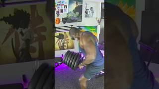 Landmine rows drop set #unc #flexfriday #fitness