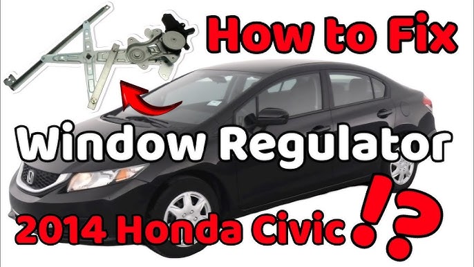 Driver Left Side Front Door Window Door Glass Compatible With Honda Civic 4 Door Sedan 1996-2000 Models