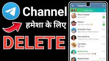 Telegram channel delete kaise kare 2022 | How to delete Telegram channel permanently