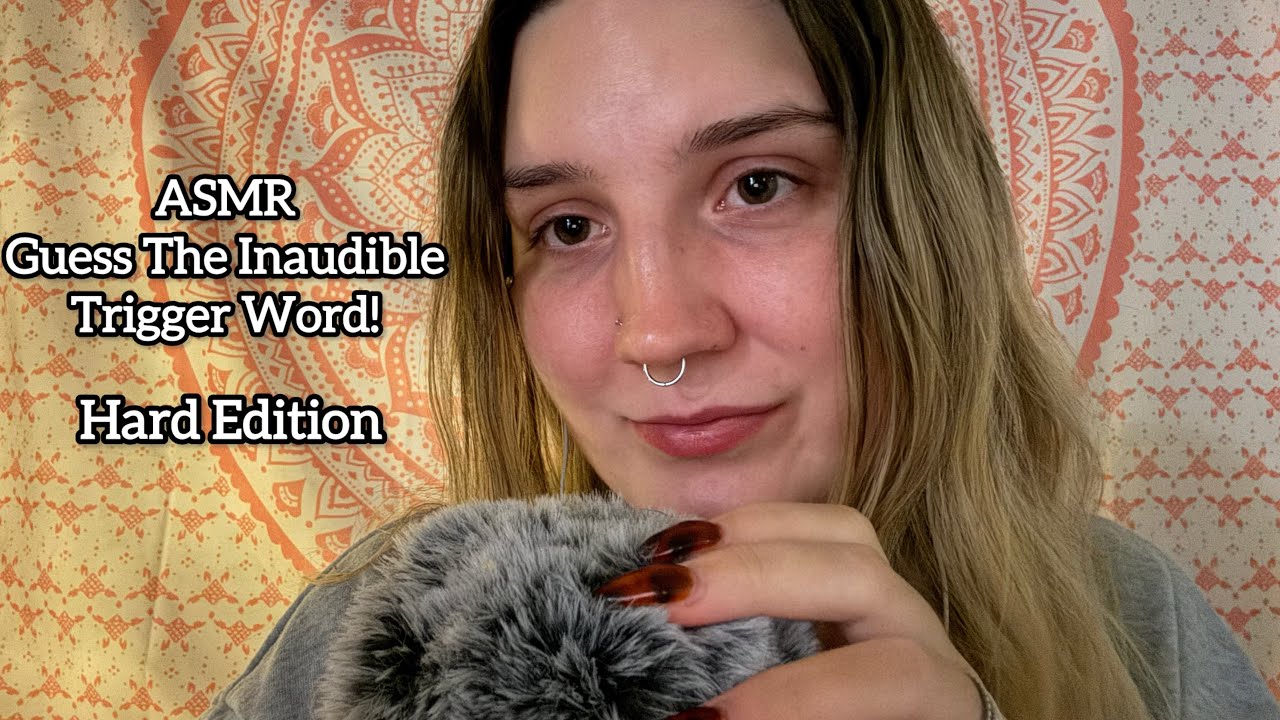 ASMR Guess The Inaudible Trigger Word ~Hard Edition~