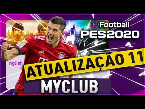 myClub PES 2020 - ATUALIZAÇÃO 11 - OS DOIS PRIMEIROS LEGENDS