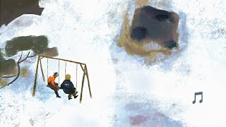 Two detectives on the swings 🎵❄️ — Disco Elysium fan animation
