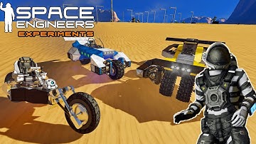 Space Engineers Experiments: Making Two Wheelers