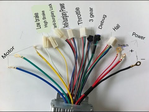 ebike controller wiring *finding e-abs* - YouTube