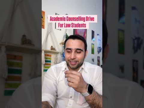 Free Academic Counselling Drive For First Generation Law Students | #lawstudents