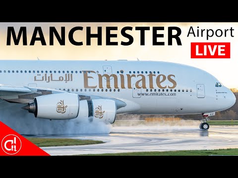 🔴 Is this the best view at Manchester Airport? | LIVE Planespotting