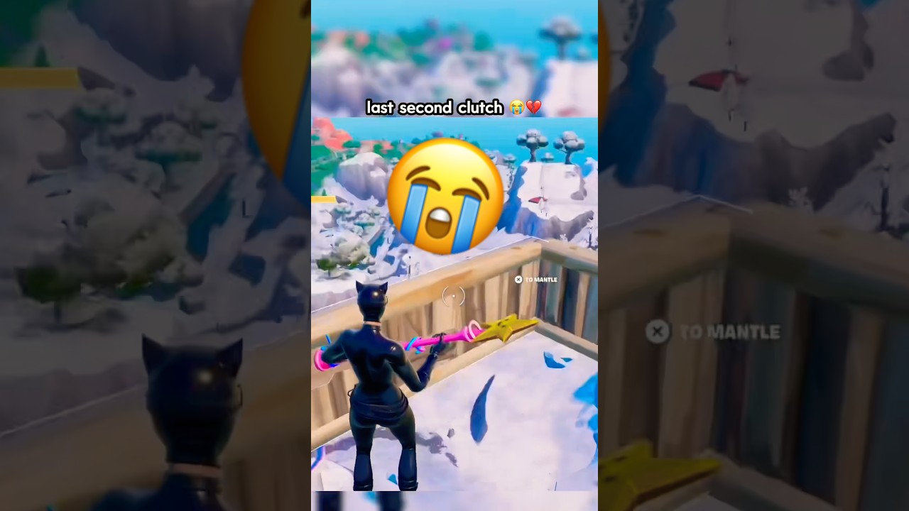last second clutch 😭💔 #fortnitefunny #fortnite #fortnitememes