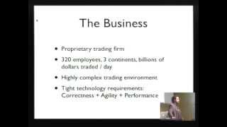 CUFP 2012.  Yaron Minsky:  Jane Street Status Report.