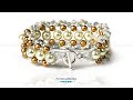 Over-Under Pearl Bracelet - DIY Jewelry Making Tutorial by PotomacBeads