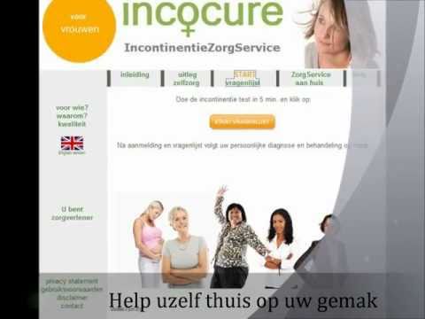 Weg met urineverlies en incontinentie door incocure vragenlijst