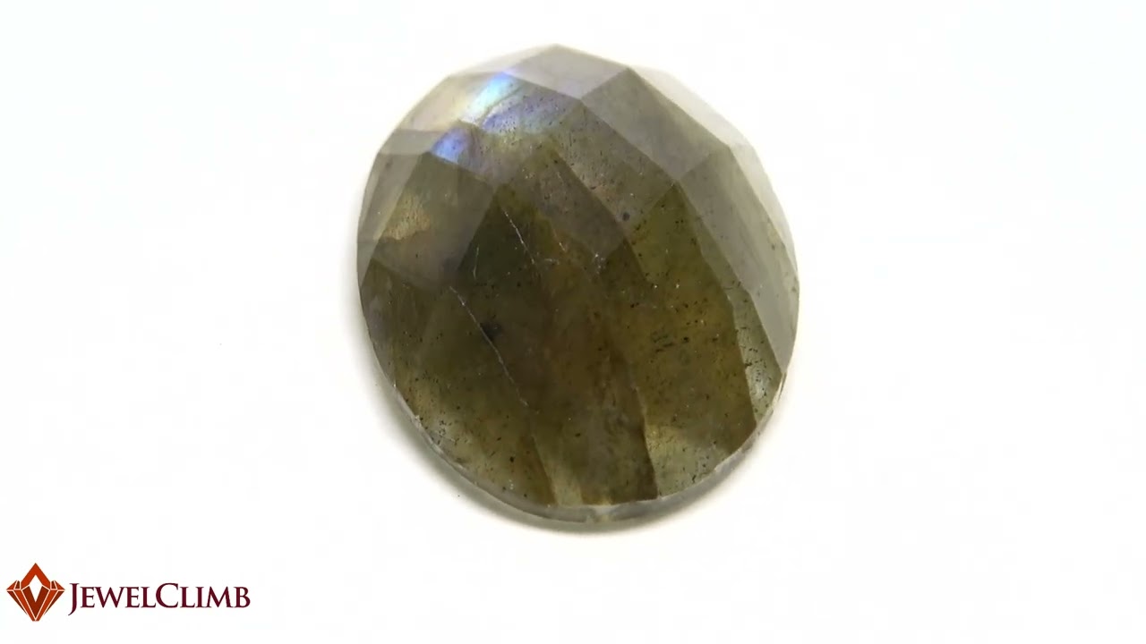 ラブラドライト ラブラドライト7．74CT - YouTube