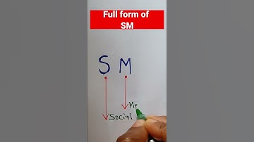 Full form of SM.#shorts #sm #fullform