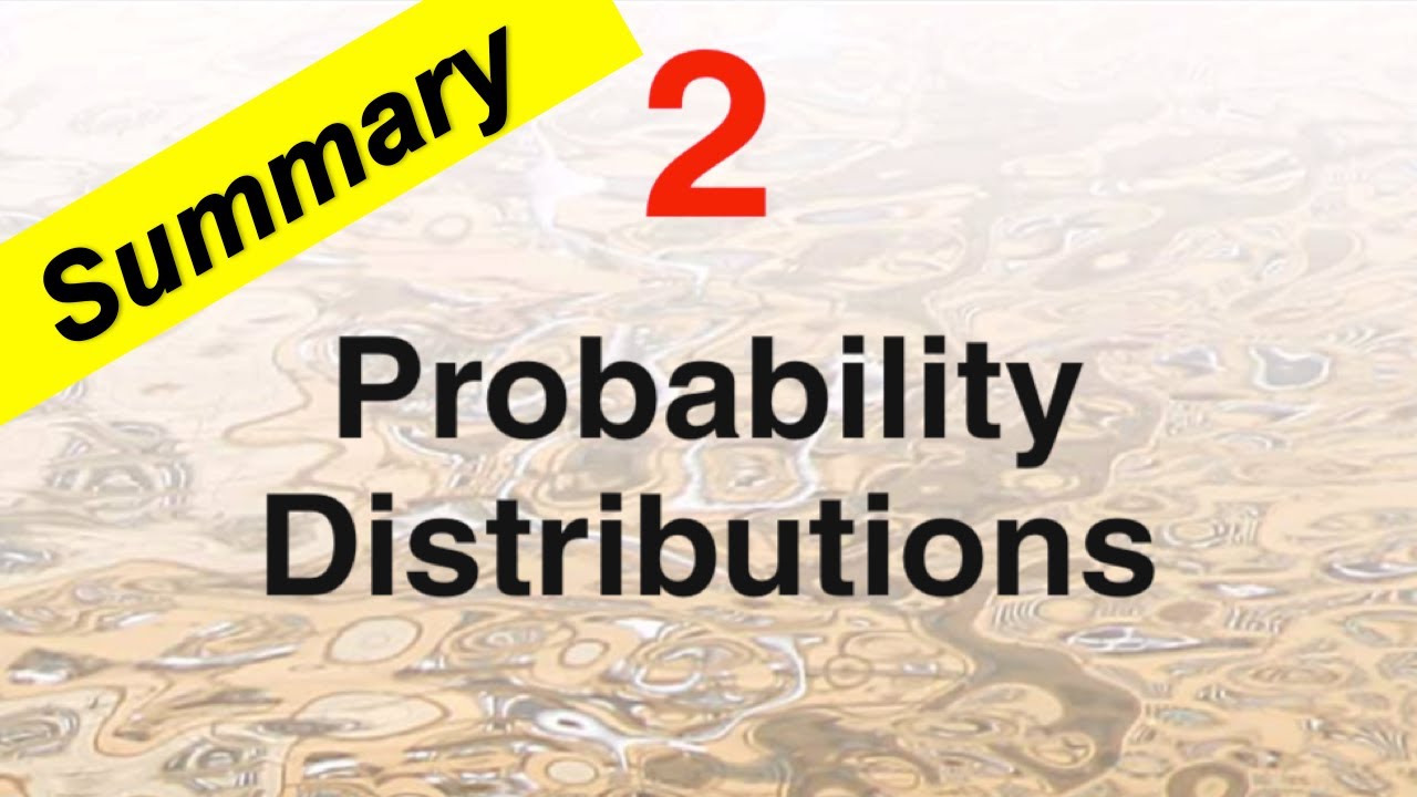 Summary of Chapter 2 - Pattern Recognition and Machine Learning - YouTube