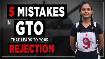 5 Mistakes in GTO Tasks That Leads You to Rejection | SSB Preparation Tips
