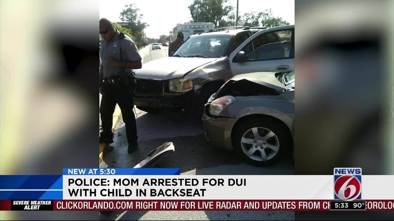 Police: Mom arrested for DUI with child in backseat - YouTube
