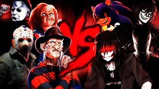 Slashers Vs. Creepypastas Batalha De Mestres Prod. Tander