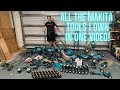 Massive makita tool collection