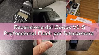 Recensione del Godox V1-S Professional Flash per fotocamera Speedlight Round Head Wireless 2.4G Fres