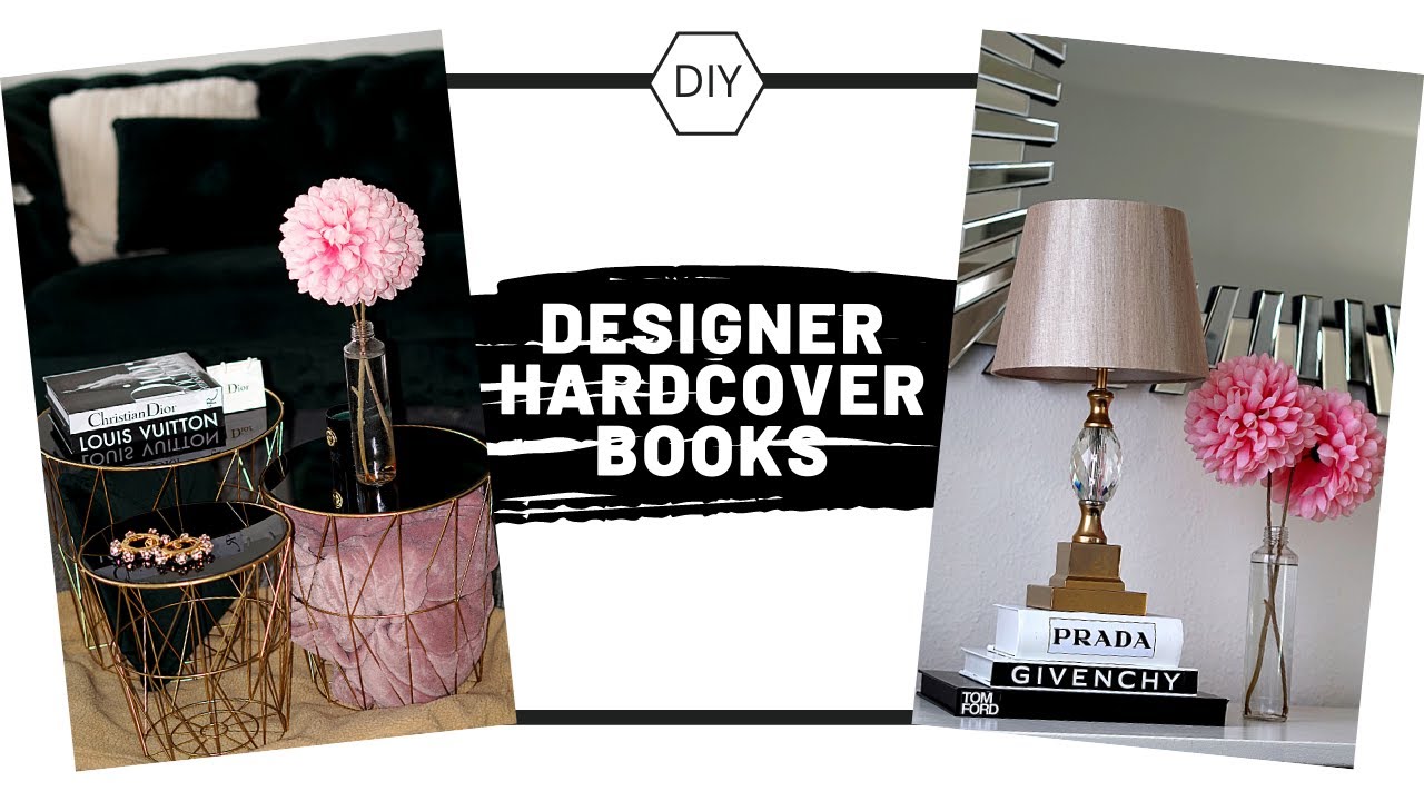 Coffee Table Books Decor  Best Designer books DIY (Chanel, Prada, Dior) 