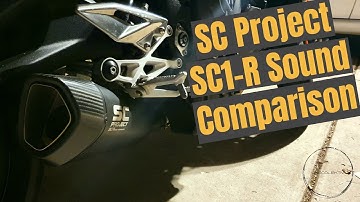 SC Project SC1-R Vs Stock Exhaust Sound Comparison | 2019 Triumph Street Triple S 660
