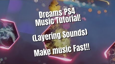 How to make beats Dreams Music Tutorial(how to) Dreams ps4 ps5