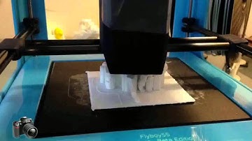 The Micro 3D printer Beta M3D    Test Print Lincoln Memorial new