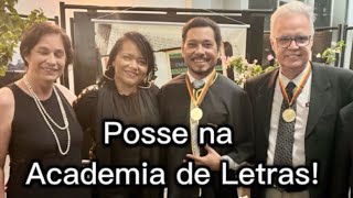 Sandro Gonçalves- POSSE NA ALB-RS. Conquistei meu lugar na Academia de Letras do Brasil.