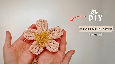 DIY Macrame Flower : Beginner’s Beautiful Decor!
