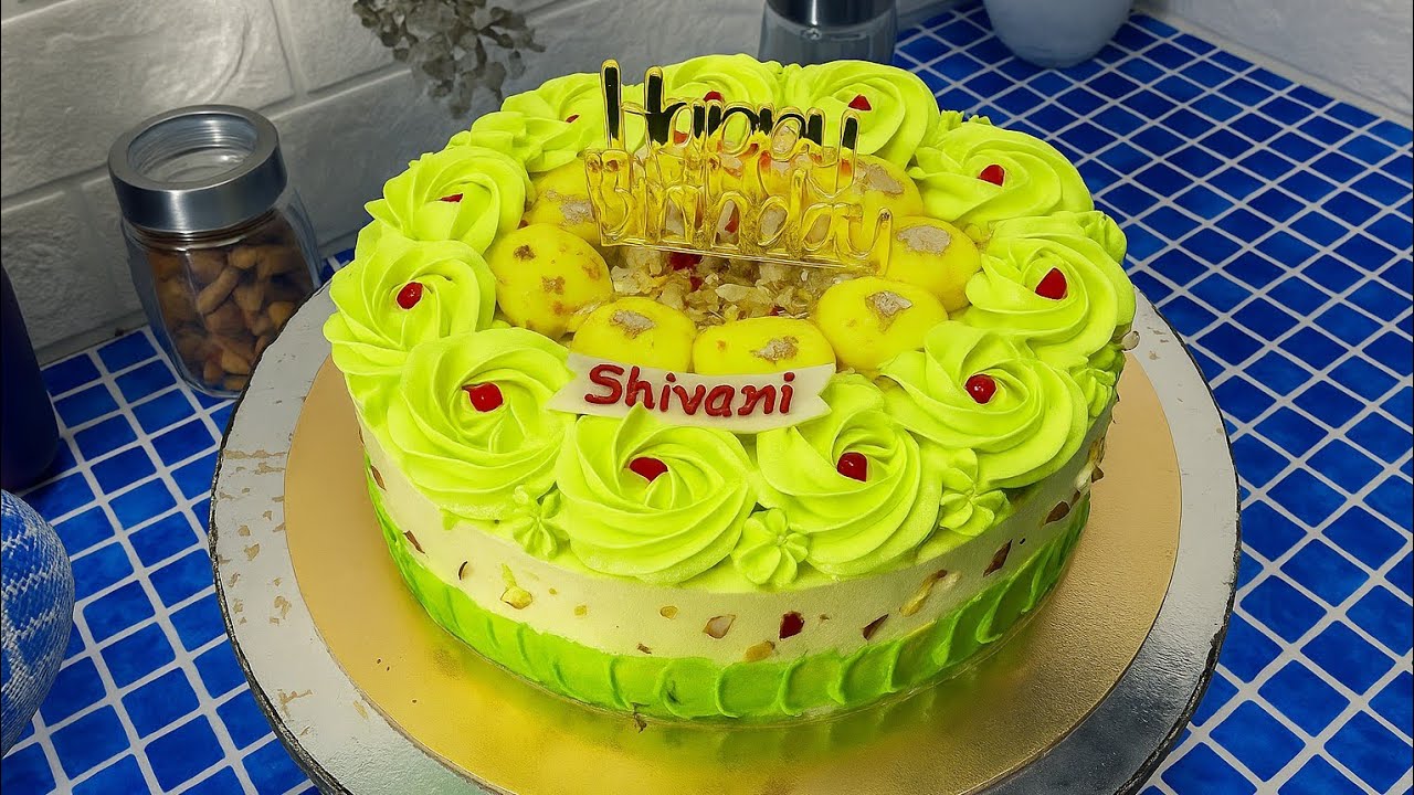 Easy & Tasty Rasmalai Birthday Cake for special one.